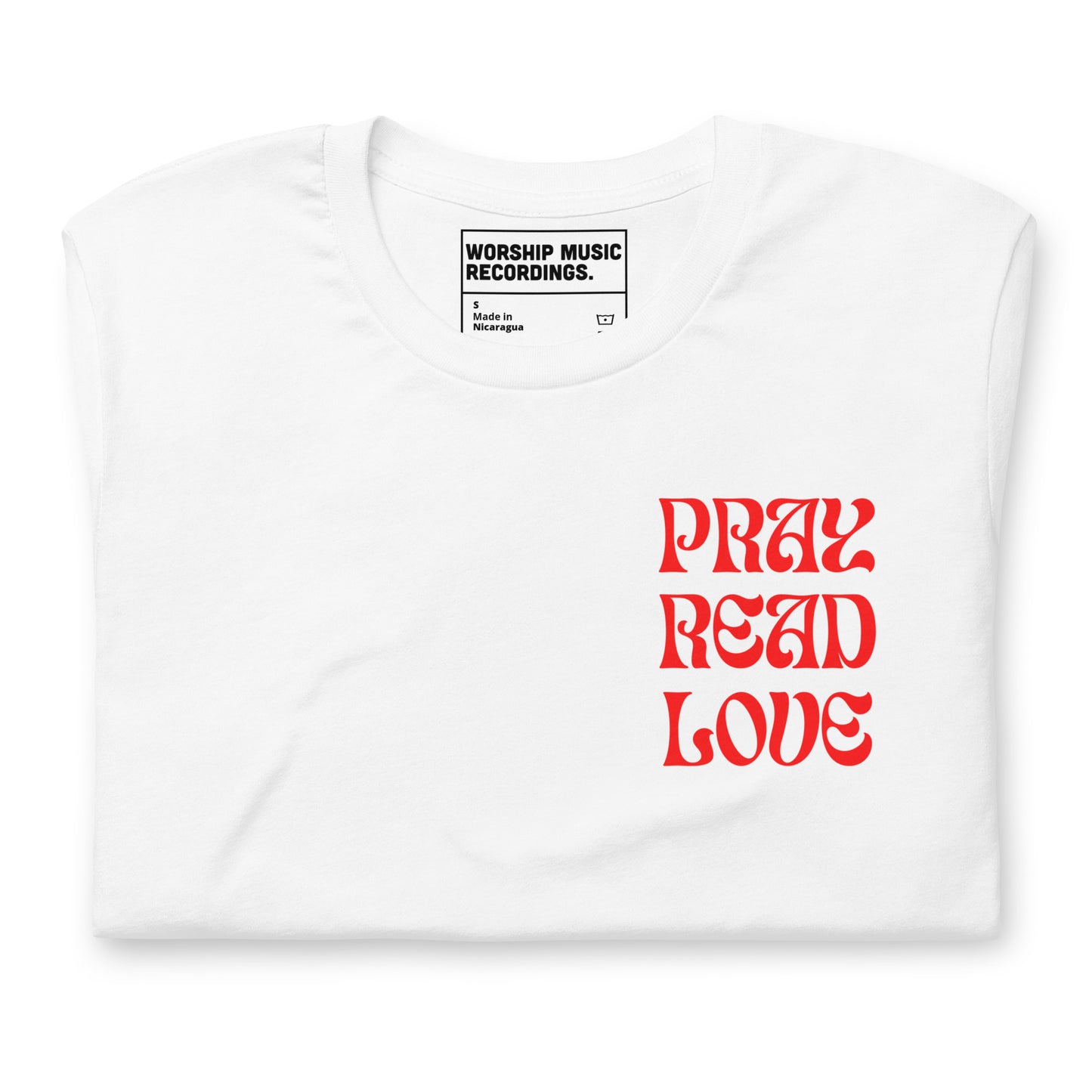 "Pray Read Love" Unisex t-shirt